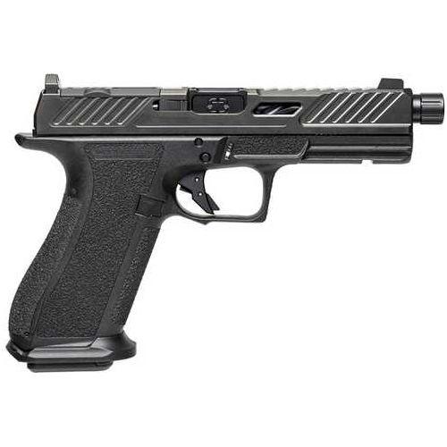 Shadow Sysyems DR920 Elite Striker Fired Semi-Auto Pistol 9mm Luger 5" Threaded Barrel (2)-10Rd Mags SIGHTS: FS: Green Tritium RS:Black Night Black Nitride Finish - Buy A Gun