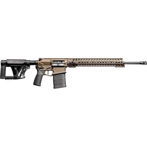 Patriot Ordnance Factory Rouge Prescott DI Semi-Auto Rifle 6.5 Creedmoor 20" Barrel (1)-20Rd Mag Mission First Tactical Folding Stock Brown Cerakote Applied Finish