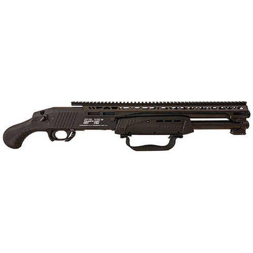 Standard Manufacuring SP12 Compact Pump Action Shotgun 12 Gauge 3" Chamber 14.5" Barrel 7Rd Capacity Black Finish