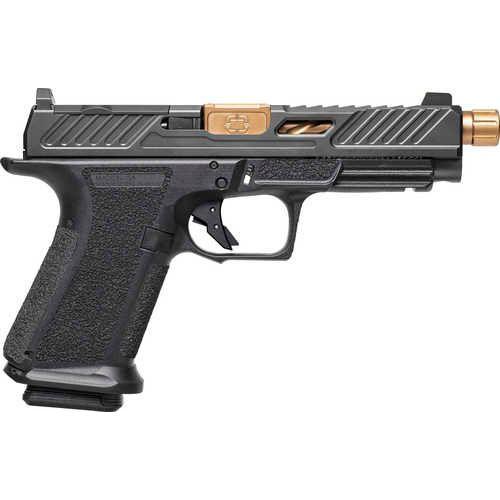 Shadow Systems MR920L Elite Striker Fired Semi-Auto Pistol 9mm Luger 4.5" Spiral Fluted Bronze Barrel (2)-10Rd Mags FS: Green Tritium RS:Black Sights Black Nitride Finish - Buy A Gun