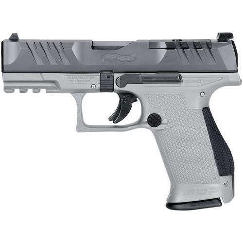 Walther Arms Inc. PDP Optic Ready Sub-Compact Double Action Semi-Auto Pistol 9mm Luger 4" Barrel (2)-15Rd Mags Black Slide Grey Finish - Buy A Gun