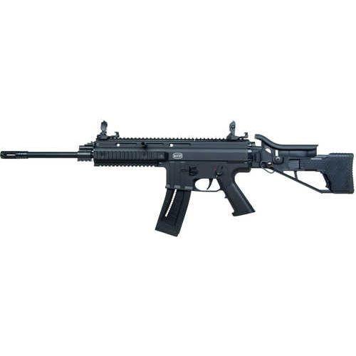 Mauser M-15 Semi-Auto Rimfire Rifle .22 Long 16.5" Barrel (1)-10Rd Mag Flip-Up Front & Rear Sights Side Folding with Adjustable Cheekrest Stock Black Finish