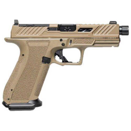 Shadow Systems XR920 Elite Striker Fired Semi-Auto Pistol 9mm Luger 4.5" Spiral Fluted Black Barrel (2)-17Rd Magazines Green Tritium Front Rear Night Sights Holosun 507C Optic Package Flat Dark Earth Cerakote Applied Finish - Buy A Gun