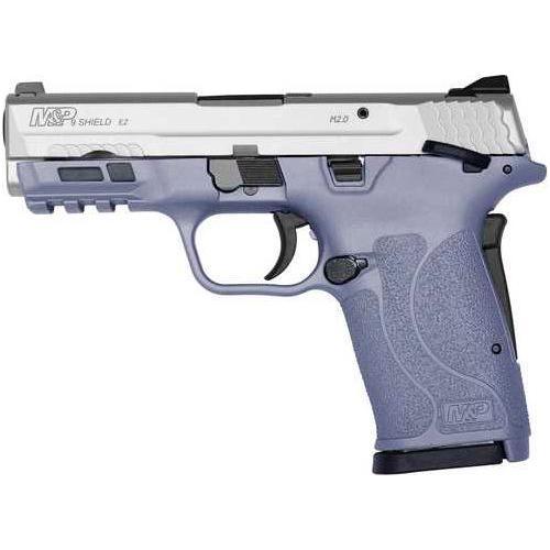 Smith & Wesson M&P9 M2.0 Shield EZ Single Action Semi-Auto Pistol 9mm Luger 3.675" Barrel (2)-8Rd Magzines White Dot Adjustable Sights Orchid Polymer Grips Satin Aluminum Cerakote Finish - Buy A Gun