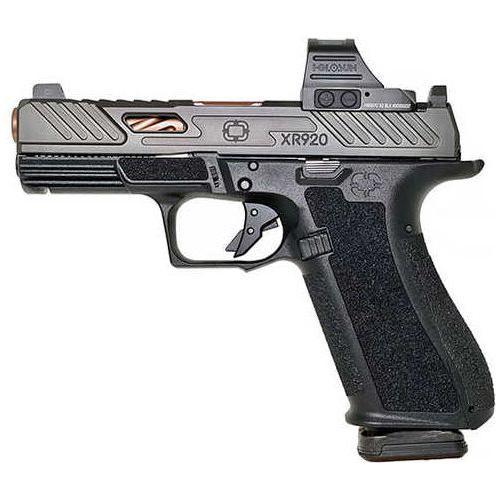 Shadow Systems XR920 Compact Semi-Auto Pistol 9mm Luger 4" Spiral Unthreaded Bronze Barrel (1)-15Rd Magazine Green Tritium Front Sight With Holosun 507C Black Finish - Buy A Gun