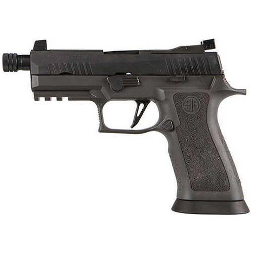 Sig Sauer P320 XCarry Legion Semi-Auto Pistol 9mm Luger 4.6" Threaded Barrel (3)-17Rd Magazines Fully Adjustable XRAY3 Day/Night Sights Grey Stainless Steel Finish - Buy A Gun