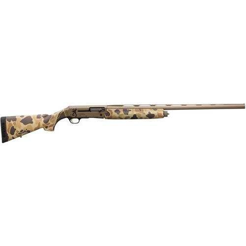 Browning Silver Field Semi-Auto Shotgun 12 Gauge 3.5" Chamber 28" Chrome Lined Vent Rib Barrel 3Rd Capacity Gold Plated Trigger Vintage Tan Camoflage Finish