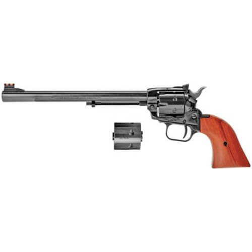 Heritage Rough Rider Single Action Revolver .22 Winchester Magnum Rimfire 9" Barrel 6Rd Capacity Adjustable Sights Cocobolo Grips Matte Black Finish - Buy A Gun