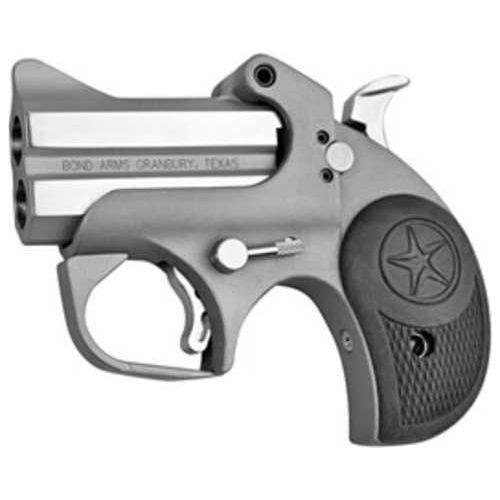 Bond Arms Roughneck Derringer .45 ACP 2.5" Barrel 2Rd Capacity Trigger Guard Fixed Sights Rubber Grips Silver Stainless Steel Finish - Buy A Gun