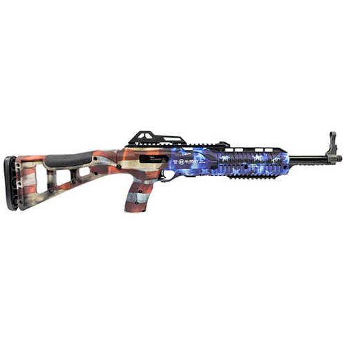 MKS Supply Hi Point 995TS Semi-Auto Rifle 9mm Luger 16.5" Barrel (1)-10Rd Magazine American Flag Polymer Finish