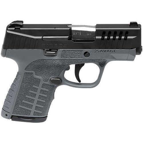 Savage Arms Stance Striker Fired Semi-Auto Pistol 9mm Luger 3.2" Stainless Steel Barrel (2)-7Rd Magazines TruGlo Night Sights Black Nitride Ported Slide Grey Finish - Buy A Gun