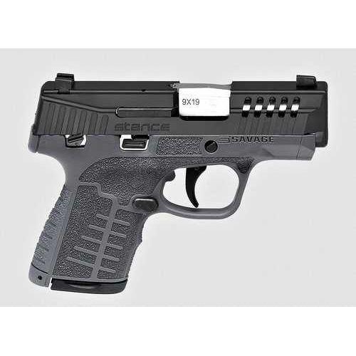 Savage Arms Stance Striker Fired Semi-Auto Pistol 9mm Luger 3.2" Barrel (1)-7Rd & (1)-8Rd Magazines Front & Rear TruGlo Night Sights Modular Polymer Gray Finish - Buy A Gun