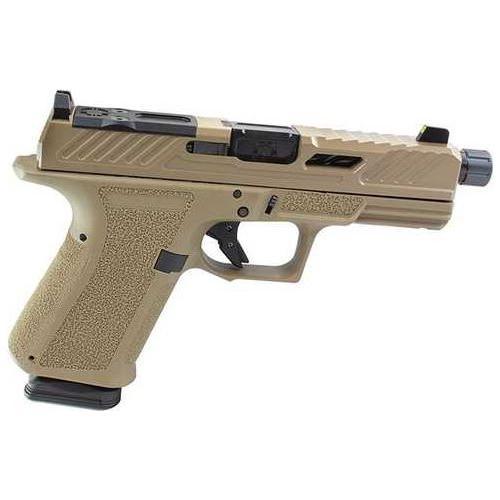 Shadow Systems DR920 Elite Striker Fired Semi-Auto Pistol 9mm Luger 5" Spiral Fluted Black Barrel (2)-17Rd Magazines Green Tritium Front & Rear Night Sights Flat Dark Earth Cerakote Applied Finish - Buy A Gun