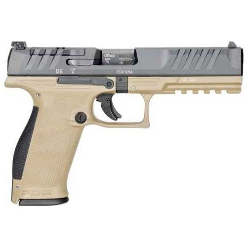 Walther Arms PDP Optic Ready Full Size Semi-Auto Pistol 9mm Luger 5" Rifled Barrel (1)-18Rd Magazine Adjustable Sights Black/Tan Finish - Buy A Gun