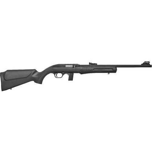 Rossi RS22 Semi-Auto Rifle .22 Long 18" Free-Float Barrel (1)-10Rd Magazine Fiber Optic Front & Rear Adjustable Sights Synthetic Stock Midnight Bronze Finish