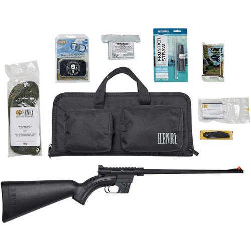 Henry U.S. Survival Pack AR-7 Rifle With Gear 22 LR 8+1 Round 16.13