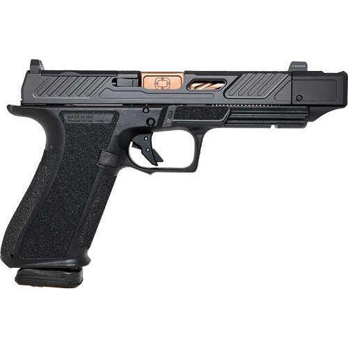 Shadow Systems DR920P Elite Semi-Auto Pistol 9mm Luger 4.4" Match-Grade Spiral Fluted Bronze Barrel (2)-15Rd Magazines Green Tritium Night Sight Front With A Blacked Out Rear Polymer Finish - Buy A Gun