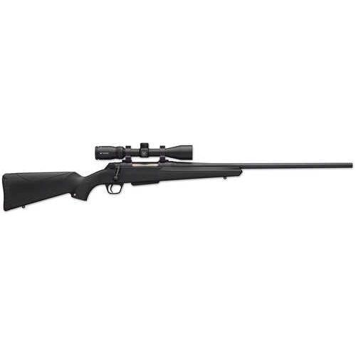 Winchester XPR Scope Combo Bolt Action Rifle 6.5 PRC 24" Free-Floating Button-Rifled Blued Perma-Cote Barrel 3Rd Capacity Vortex Crossfire II 3-9x40mm Matte Black Synthetic Finish