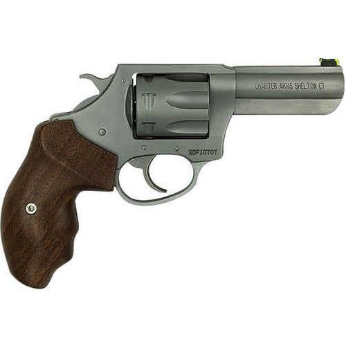 Charter Arms Professional IV Revolver 32 H&R Mag 3" Barrel 7Rd Capacity LitePipe Front & Fixed Rear Sights Wood Grips Stainless Steel Finish - Buy A Gun