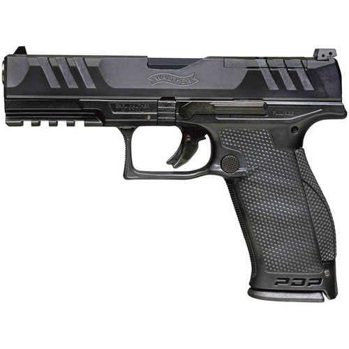 Walther Arms PDP Optic Ready Striker Fired Semi-Auto Pistol 9mm Luger 5" Barrel (2)-18Rd Magazine 3-Dot White Adjustable Sights Right Hand Performance Duty Textured Black Polymer Grips Finish - Buy A Gun