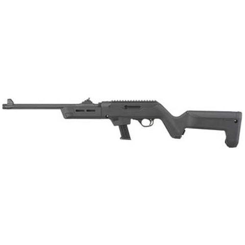 Ruger PC Carbine Magpul Backpacker Semi-Auto Hunting Rifle 9mm Luger 16.12" Fluted Barrel (1)-17Rd Magazine Ghost Ring Sights Stock Black Anodized Finish