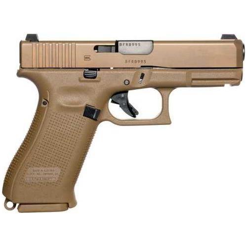 Glock G19X Compact Crossover Semi-Auto Component Compatible Style Pistol 9mm Luger 4.02" Marksman Barrel (3)-17Rd Magazines Night Sights Right Handed Model Bronze Nitron Finish - Buy A Gun