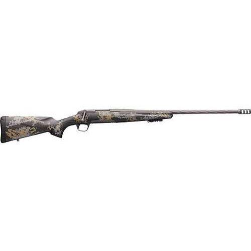 Browning X-Bolt Mountain Pro Bolt Action Rifle 7mm Remington Magnum 26" Threaded Barrel (1)-3Rd Magazine Carbon Fiber Stock With Accent Graphics Cerakote Tungsten Finish