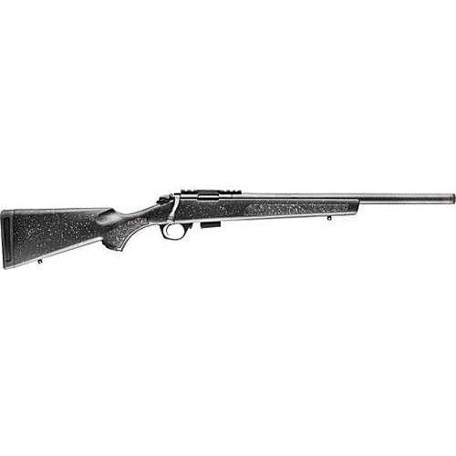 Bergara BMR (Bergara Micro Rimfire) Bolt Action Rifle .17 HMR 20" Carbon Fiber Barrel (1)-5Rd & (1)-10Rd Magazines Performance Trigger Grey Speck Black Synthetic Stock Matte Blued Finish