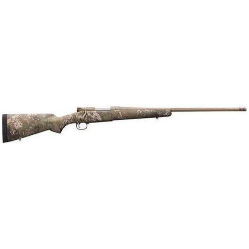 Winchester Model 70 Extreme Hunter Bolt Action Rifle 6.5 Creedmoor 22" Threaded, Fluted Barrel 4Rd Capacity Drilled & Tapped M.O.A. Trigger System Bell & Carlson Truetimber Strata Camoflage Synthetic Stock Flat Dark Earth Cerakote Finish