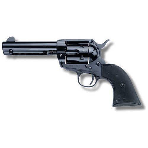 Taylor's & Company 1873 Single Action Only Revolver .45 Colt 4.75" Barrel 6Rd Capacity Fixed V Notch Rear Sights Black Checkered Grips Blued Steel Finish - Buy A Gun