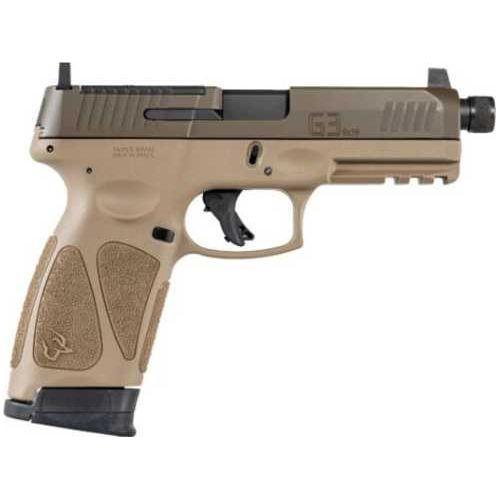 Taurus G3 Semi-Automatic Pistol 9mm Luger 4.5" Threaded Barrel (2)-17Rd Magazines Fixed Sights Cerakote Patriot Brown Slide Flat Dark Earth Polymer Finish - Buy A Gun