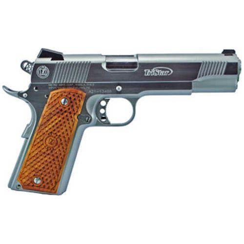 American Classic II 1911 Single Action Only Semi-Automatic Full Size Pistol 9mm Luger 5" Barrel (1)-9Rd Magazine Novak-Style Sights Wood Grips Chrome Finish - Buy A Gun