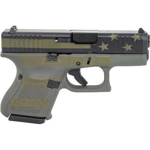 Glock G26 Gen5 Sub-Compact Striker Fired Semi-Auto Pistol 9mm Luger 3.43" Marksman Barrel (1)-10Rd Magazine Fixed Sights Serrated Operator Flag Steel Slide Cerakote Finish - Buy A Gun