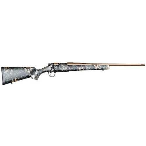 Christensen Arms Mesa FFT Bolt Action Rifle 7mm Remington Magnum 22" Threaded Barrel 4Rd Capacity Match Grade Trigger Carbon With Green And Tan Accents Fiber Stock Burnt Bronze Cerakote Applied Finish