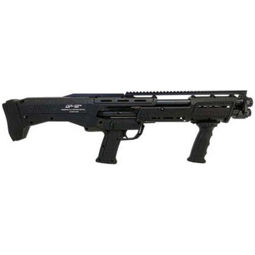 Standard Manufacturing Company DP-12 Pump Action Shotgun 12 Gauge 3" Chamber 18.875" Double Barrel 10Rd Capacity Polymer Stock Matte Black Finish