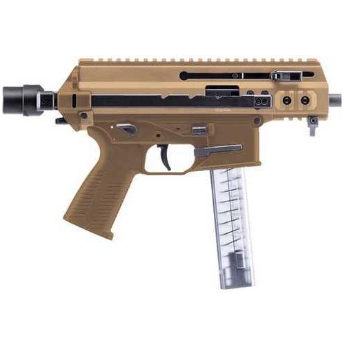 B&T APC9K CT Semi-Automatic Pistol 9mm Luger 4.3" Threaded Barrel (1)-30Rd Magazine Includes Tele-Arms Adapter Coyote Tan Polymer Finish - Buy A Gun