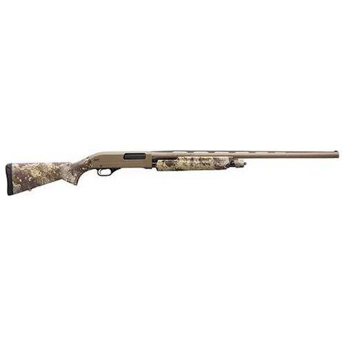 Winchester SXP Hybrid Hunter Pump Action Shotgun 12 Gauge 3" Chamber 28" Barrel 4Rd Capacity TRU-GLO Fiber Optic Fixed Sights Truetimber Prairie Camouflage Synthetic Stock Flat Dark Earth Permacote Applied Finish