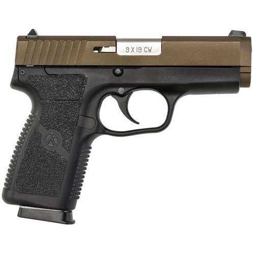 Kahr Arms CW9 *CA Compliant Double Action Only Semi-Automatic Pistol 9mm Luger 3.5" Barrel (1)-7Rd Magazine Pinned Polymer Front Drift Adjustable Rear Sights Burnt Bronze Cerakote Slide Black Finish - Buy A Gun