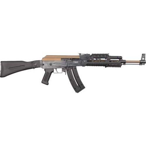 Blue Line Mauser AK-47 Semi-Automatic Rifle .22 Long 16.53" Rifled Threaded Barrel (1)-24Rd Magazine Adjustable Rear Sight Black Synthetic Stock Bronze Finish