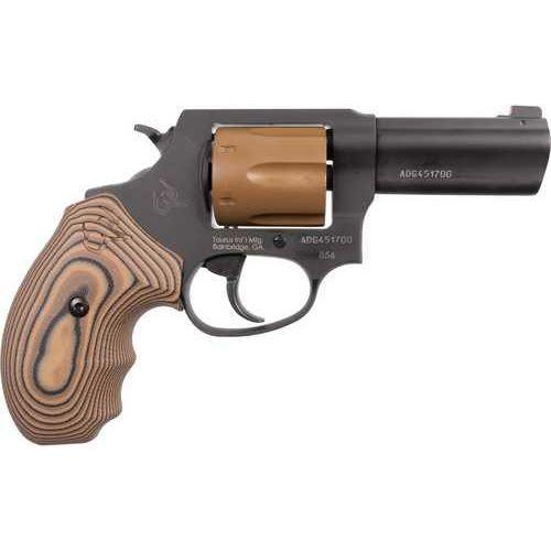 Taurus 856 Defender Talo Double/Single Action Revolver .38 Special 3" Rifled Barrel 6Rd Capacity Tritium Night Front & Fixed Rear Sights Troy Coyote VZ Grips Matte Black Finish - Buy A Gun