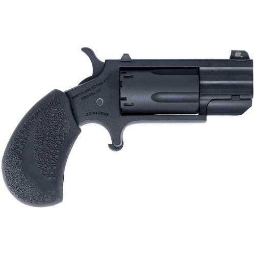 North American Arms Pug Single Action Revolver .22 Long Rifle/.22 Winchester Magnum Rimfire 1" Barrel 5 Round Capacity Large White Dot Front & Fixed Rear Sights Black Hogue Rubber Cobblestone Grips Cerakote Finish - Buy A Gun