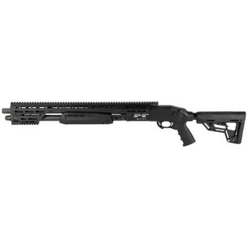 Standard Manufacturing Company SP12 Pump Action Shotgun 12 Gauge 3" Chamber 18.5" Barrel 7 Round Capacity Collapsible Stock Black Polymer Finish