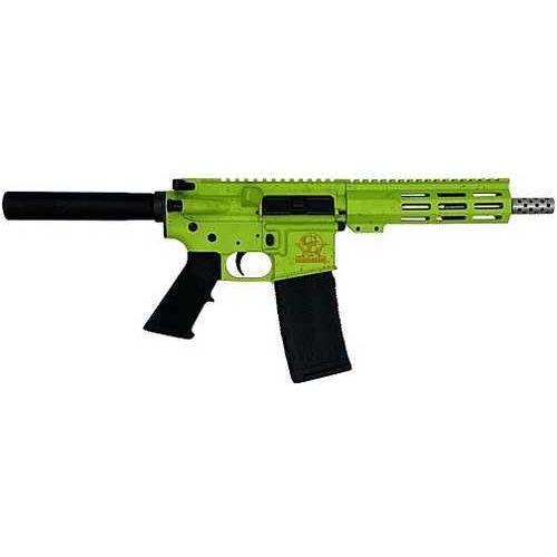 Great Lakes Firearms AR15 Semi-Automatic Pistol .223 Remington 7.5" Stainless Steel Barrel (1)-30Rd Magazine Zombie Splatter Cerakote Polymer Finish - Buy A Gun