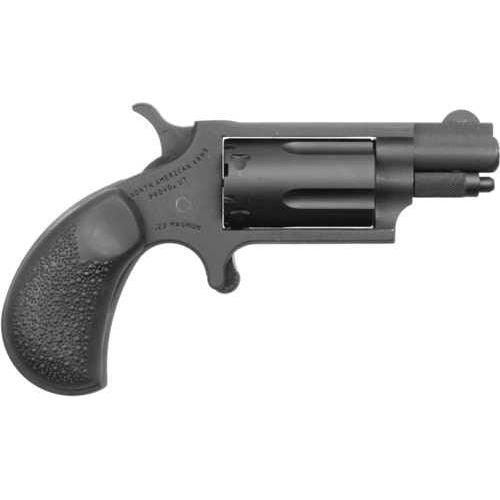 North American Arms Mini Shadow Single Action Revolver .22 Long Rifle/.22 Magnum 1.25" Barrel 5 Round Capacity Fixed Half-Moon Front Sight & Rear Black Hogue Rubber Cobblestone Grips Finish - Buy A Gun