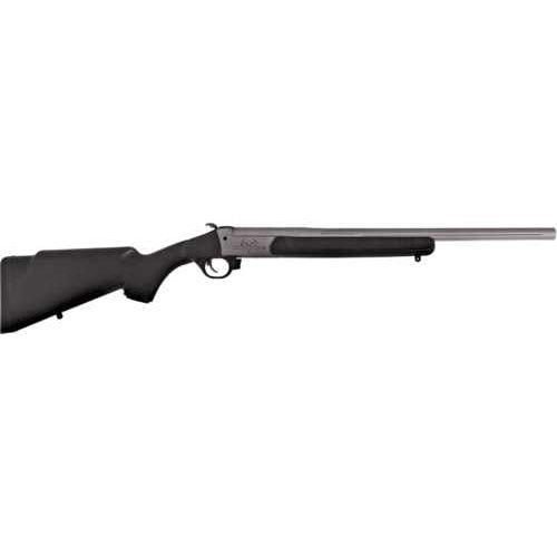 Traditions Outfitter G3 Break Action Single Shot Rifle .357 Magnum 22" Lother Walther Fluted Barrel 1 Round Capacity Drilled & Tapped Black Synthetic Stock Stainless Cerakote Finish