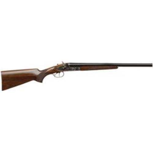 Taylors & Company 1878 Coach Gun Break Open Side By Shotgun 12 Gauge 3" Chamber 20" Blue Barrel With Inside Chrome Round Capacity Walnut Checkered Pistol Grip Blued Finish