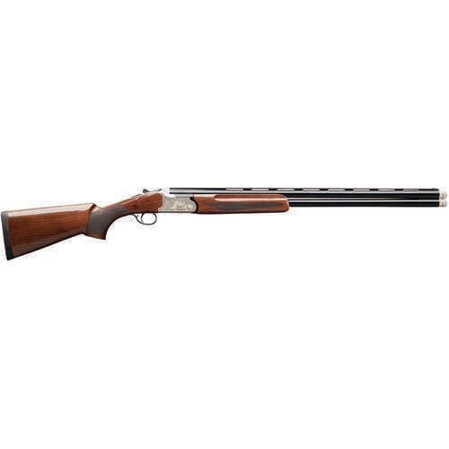 Charles Daly 2020A Break Open Over/Under Shotgun Gauge 26" Vent Rib Barrel Round Capacity Fiber Optic Front Sight Silver Engraved Receiver Walnut Stock Blued Finish