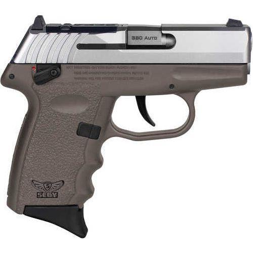 SCCY Industries CPX-4 RD Double Action Only Semi-Automatic Pistol .380 ACP 2.96" Barrel (1)-10Rd Magazine Crimson Serrated Stainless Steel with Optic Cut Slide Flat Dark Earth Polymer Finish - Buy A Gun