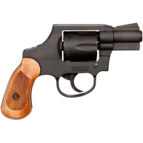 Armscor M206 Spurless Double Action Revolver .38 Special 2" Barrel 6 Round Capacity Fixed Sights Wood Grips Black Parkerized Finish - Buy A Gun