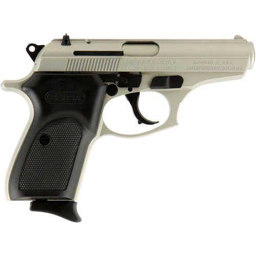 Bersa Thunder Single/Double Action Semi-Automatic Pistol .22 Long Rifle 3.5" Barrel (1)-10Rd Magazine Blade Front, Notched-Bar Rear Sights Textured Black Polymer Grips Satin Nickel Aluminum Finish - Buy A Gun